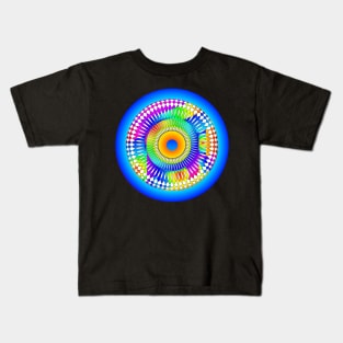 Abstract Spinning Wheel Kids T-Shirt